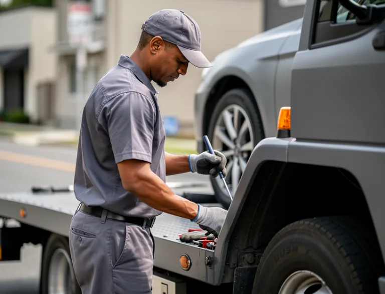 car towing South Bel Air